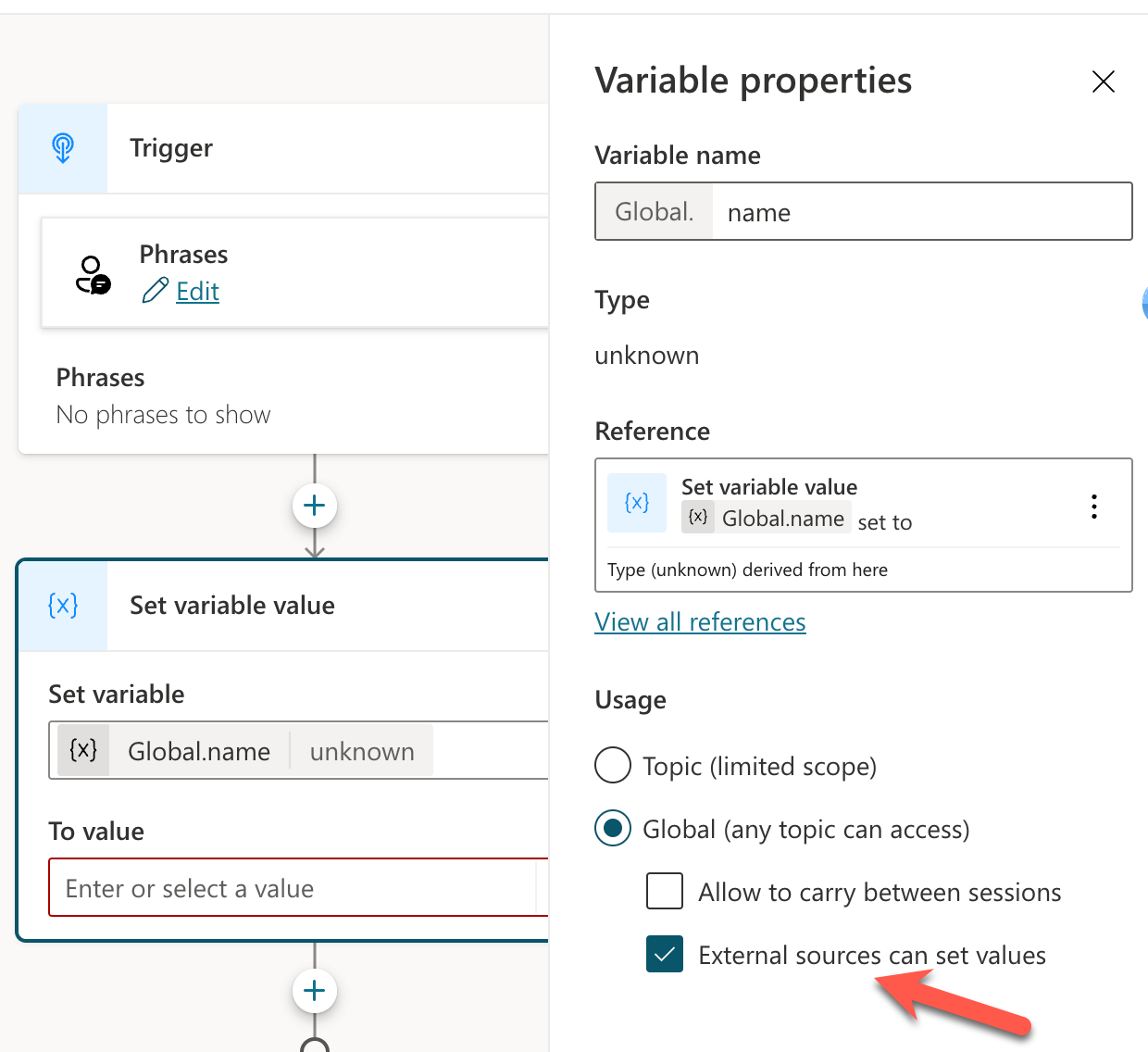 Pass Parameters to Copilot Studio Bot from Calling Site