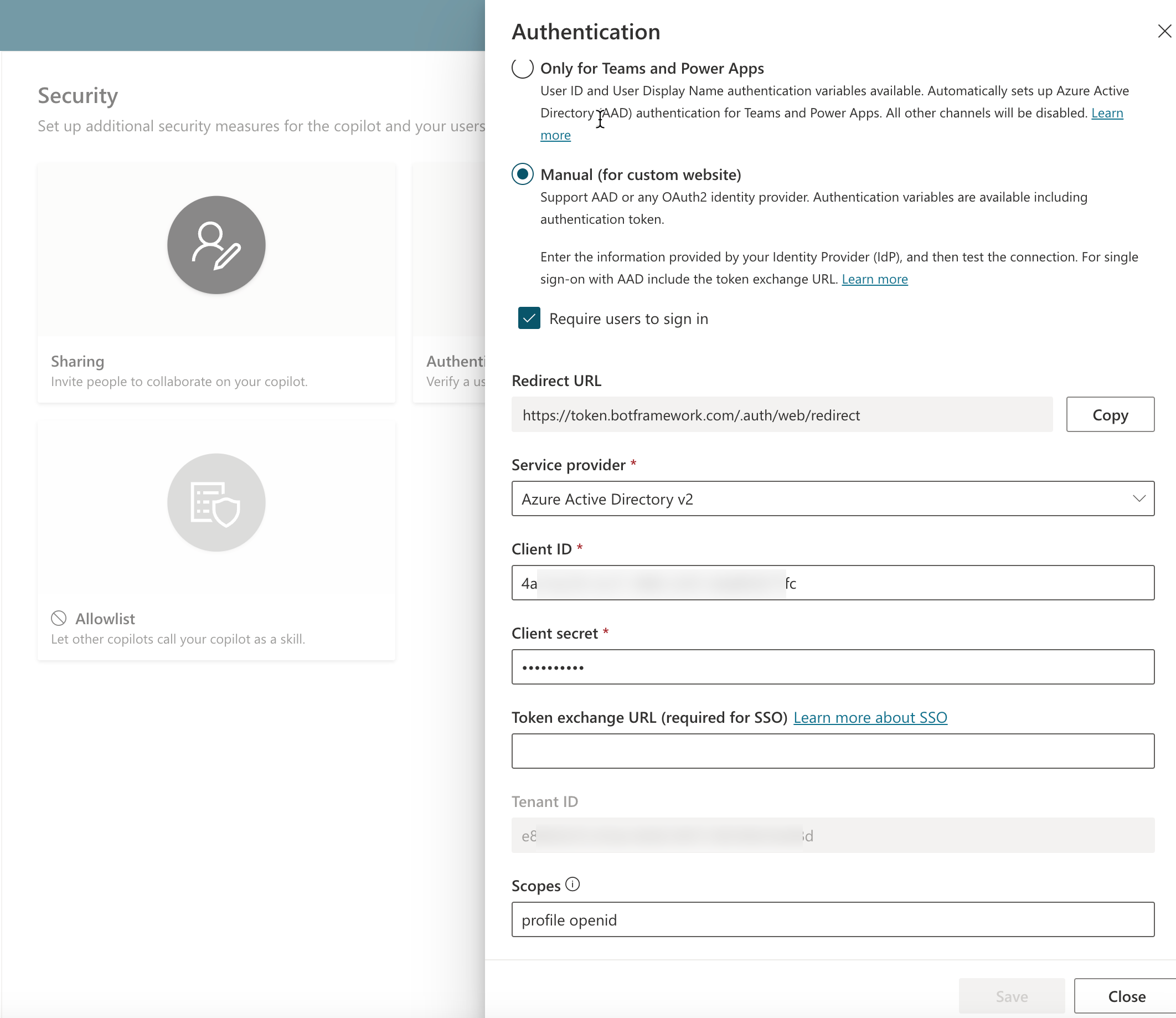 Pass Parameters to Copilot Studio Bot from Calling Site