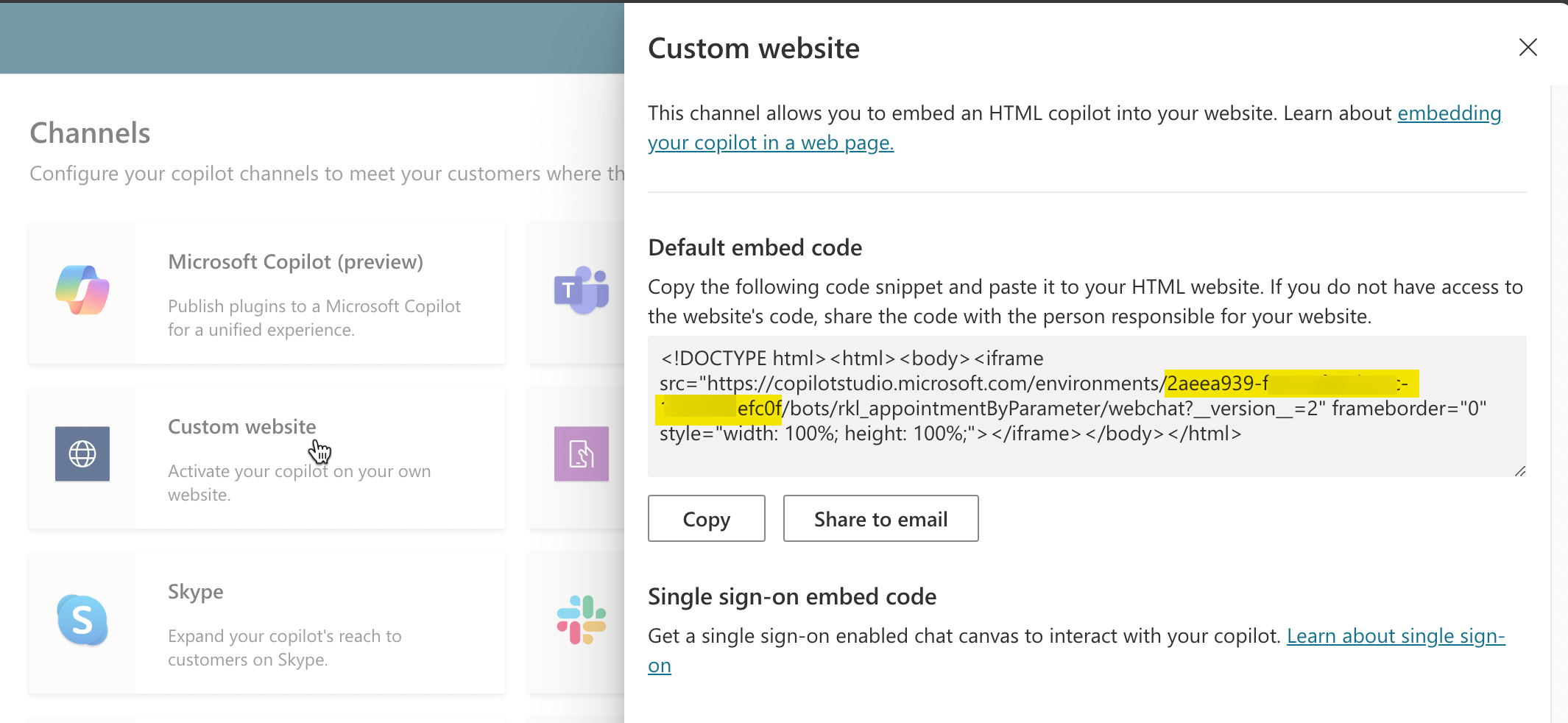 Open a Copilot Studio Bot in Model Driven App Side Pane with Context